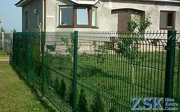 Забор классик сетка
