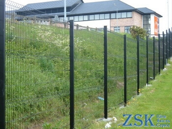 ЭКО секция 1,68х2,5м 3мм заборные секции ЭКО. Секционный забор -  высокое качество. 3Д забор от производителя на складе ЗСК. Серия эко колор с полимерным покрытием – секция на забор Украина