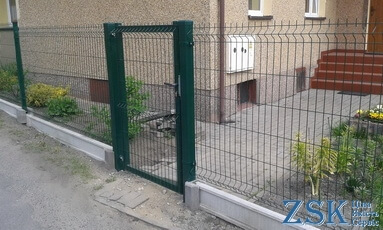Секционный забор с полимерным покрытием