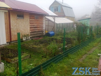 садовые заборы из сетки