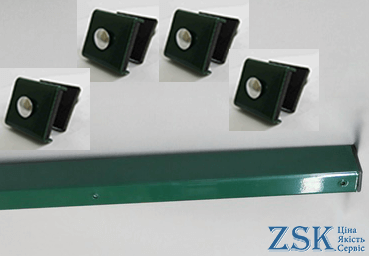 polymerbeschichteter Netzpfosten