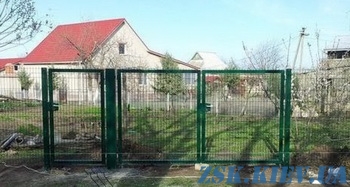 ворота из сетки