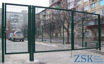 ворота из сетки