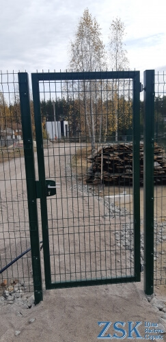 калитка из сварной сетки 2,4м