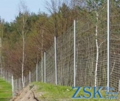 сетка шарнирная - Столб 2,8м ф45мм оцинкованный для шарнирной сетки используется для лесных, фермерских, аграрных хозяйств сетка фермерская сетка шарнирная оцинкованная Украина