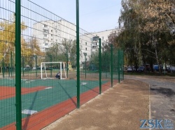 паркан техна спорт - огородження спорт пром ➤ 1.03х2.5м ➤ Виготовляється в Україні, висока якість, виготовляється з оцинкованого дроту 8мм. ➤ секційний паркан виробництво Україна, склад Київ ЗСК