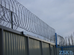 Płaski drut kolczasty Egoza 3,5mm Egoza długość 900mm - 3m drut typu Egoza produkcji Ukraina. Magazyn ZSK w Kijowie