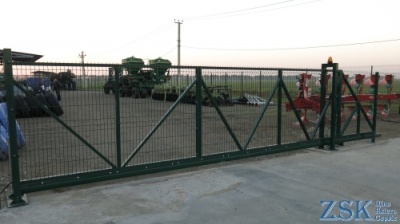 откатные ворота Агротек