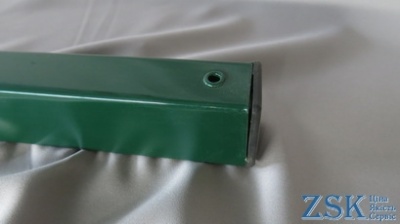 Столб для забора из сетки